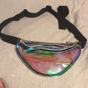 Iridescent fanny pack